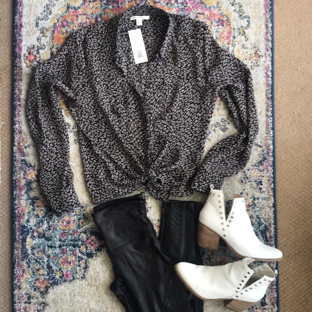 Banana Republic Cheetah Print Blouse